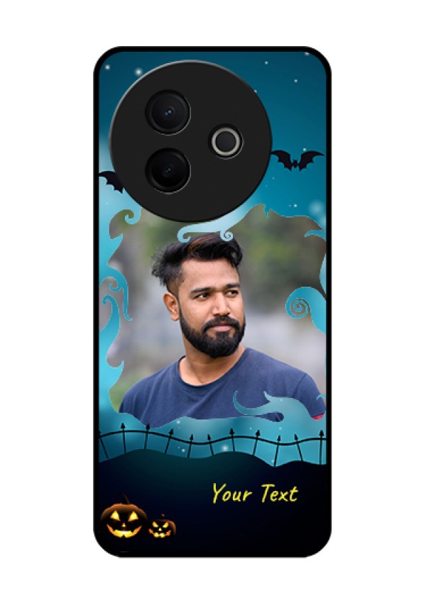 Vivo Y39 5G Custom Glass Phone Case - Halloween Frame Design