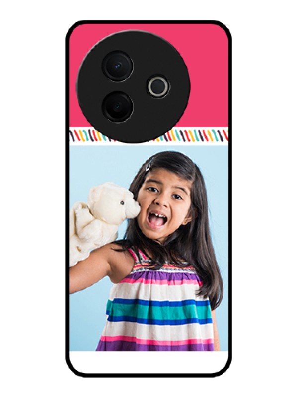 Custom Vivo Y39 5G Custom Glass Phone Case - Line Art Design