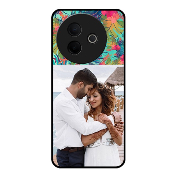 Vivo Y39 5G Custom Glass Phone Case - Watercolor Floral Design Vivo Y39 5G Custom Glass Phone Case - Watercolor Floral Design