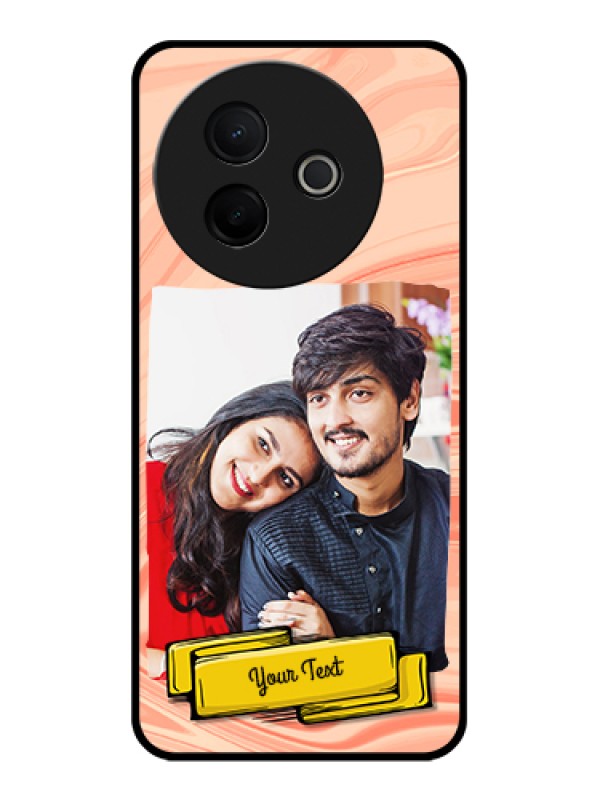 Custom Vivo Y39 5G Custom Glass Phone Case - Marble Texture Design