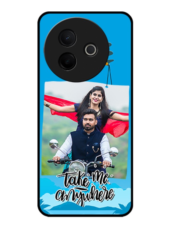 Custom Vivo Y39 5G Custom Glass Phone Case - Traveller Design