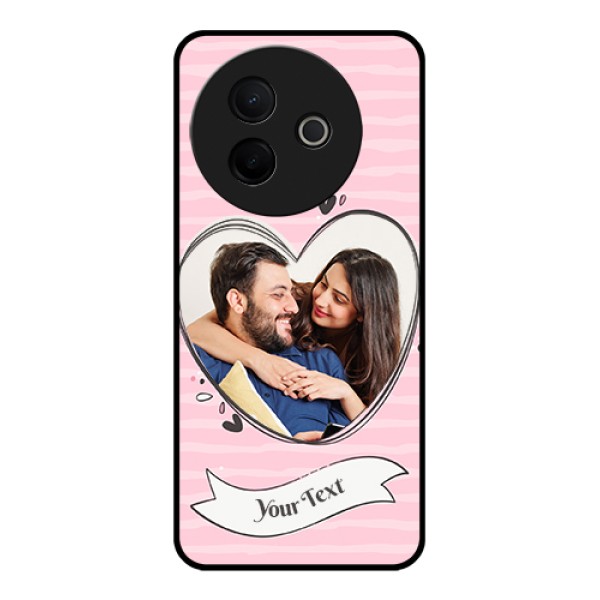 Vivo Y39 5G Custom Glass Phone Case - Vintage Heart Design