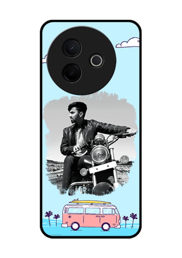 Vivo Y39 5G Custom Glass Phone Case - Travel & Adventure Design
