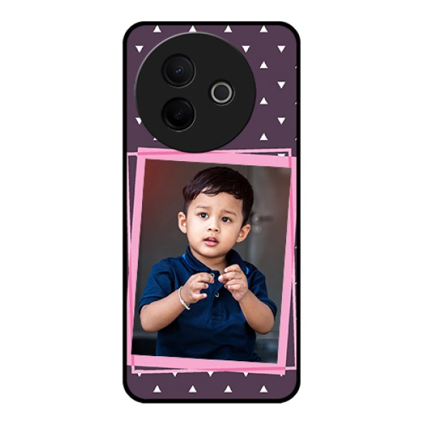 Vivo Y39 5G Custom Glass Phone Case - Triangle Pattern Dotted Design Vivo Y39 5G Custom Glass Phone Case - Triangle Pattern Dotted Design