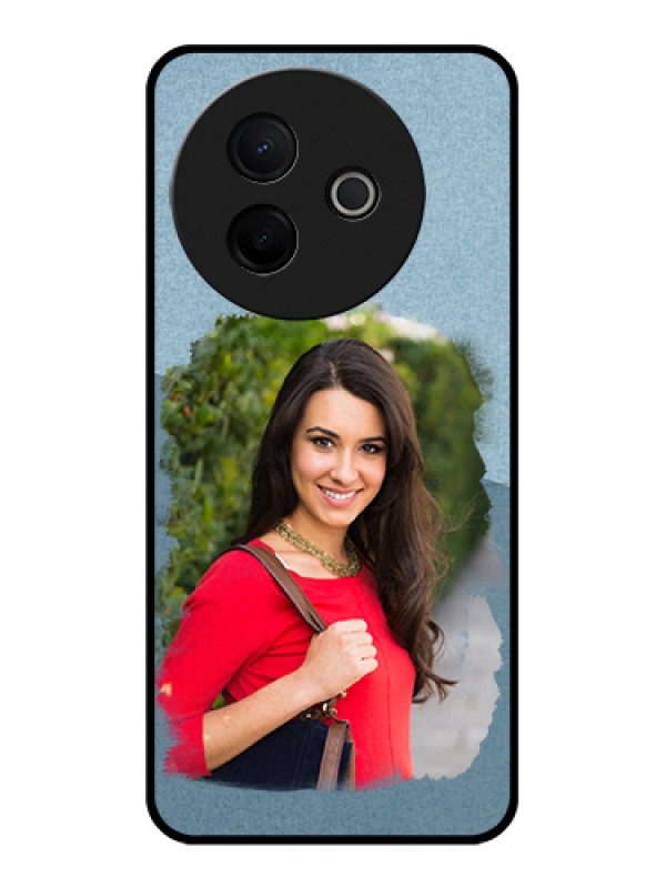 Custom Vivo Y39 5G Custom Glass Phone Case - Grunge Line Art Design