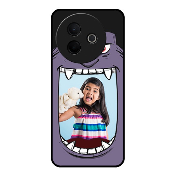 Vivo Y39 5G Custom Glass Phone Case - Angry Monster Design