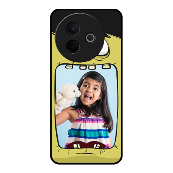 Vivo Y39 5G Custom Glass Phone Case - Cartoon Monster Back Case Design Vivo Y39 5G Custom Glass Phone Case - Cartoon Monster Back Case Design