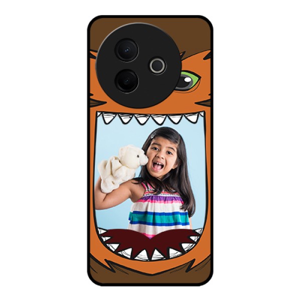 Vivo Y39 5G Custom Glass Phone Case - Owl Monster Back Case Design Vivo Y39 5G Custom Glass Phone Case - Owl Monster Back Case Design