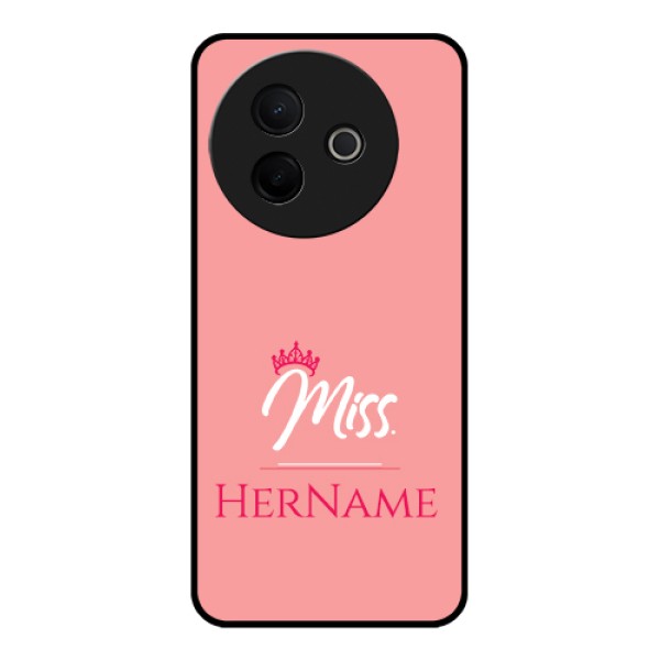 Vivo Y39 5G Custom Glass Phone Case - Mrs With Name Design
