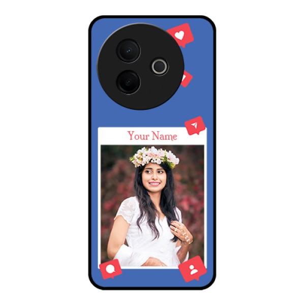 Vivo Y39 5G Custom Glass Phone Case - Like Share And Comment Design Vivo Y39 5G Custom Glass Phone Case - Like Share And Comment Design