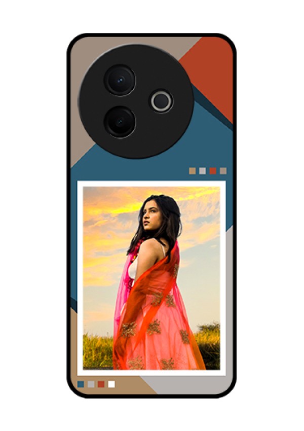 Vivo Y39 5G Custom Glass Phone Case - Retro Color Pallet Design