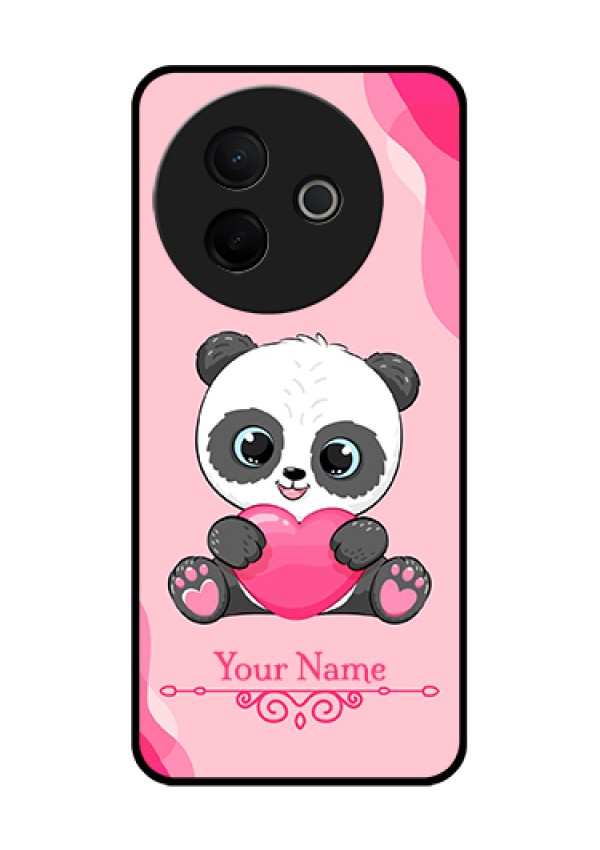 Vivo Y39 5G Custom Glass Phone Case - Cute Panda Design