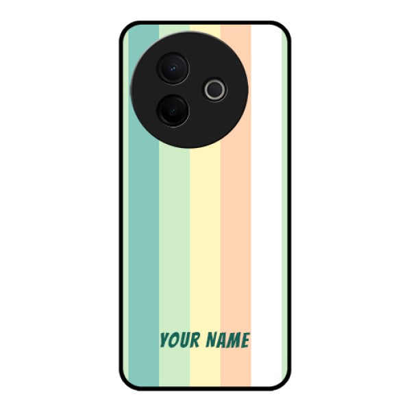 Vivo Y39 5G Custom Glass Phone Case - Multi - Colour Stripes Design Vivo Y39 5G Custom Glass Phone Case - Multi - Colour Stripes Design