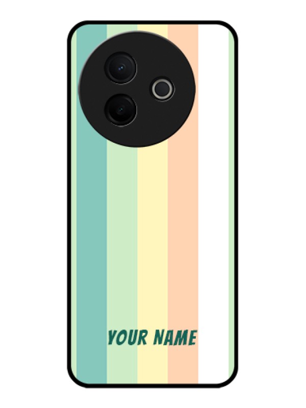 Custom Vivo Y39 5G Custom Glass Phone Case - Multi - Colour Stripes Design