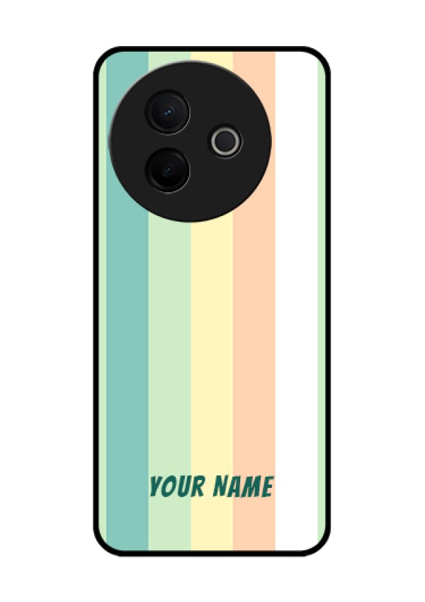 Vivo Y39 5G Custom Glass Phone Case - Multi - Colour Stripes Design