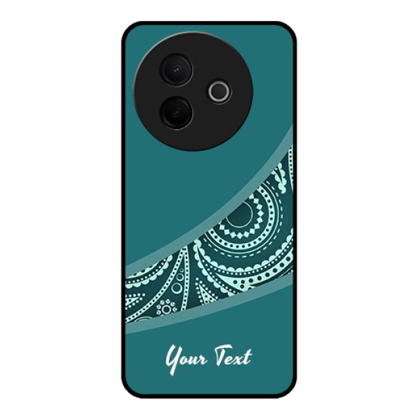 Vivo Y39 5G Custom Glass Phone Case - Semi Visible Floral Design Vivo Y39 5G Custom Glass Phone Case - Semi Visible Floral Design