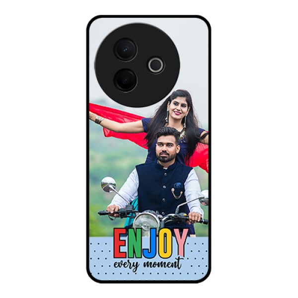 Vivo Y39 5G Custom Glass Phone Case - Enjoy Every Moment Design