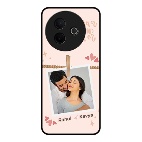 Vivo Y39 5G Custom Glass Phone Case - Forever And Ever Love Design Vivo Y39 5G Custom Glass Phone Case - Forever And Ever Love Design