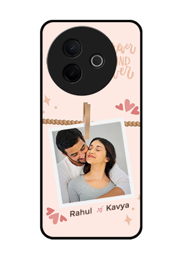 Vivo Y39 5G Custom Glass Phone Case - Forever And Ever Love Design