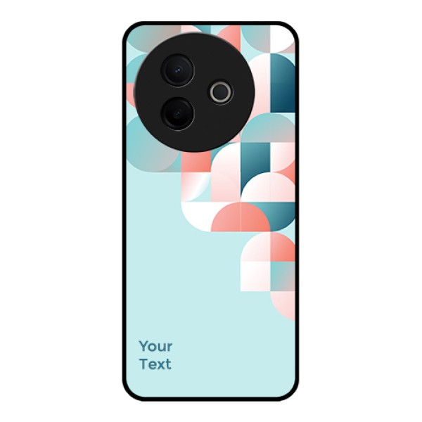 Vivo Y39 5G Custom Glass Phone Case - Stylish Semi - Circle Pattern Design
