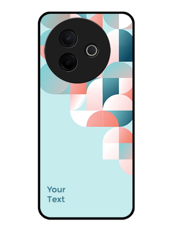 Custom Vivo Y39 5G Custom Glass Phone Case - Stylish Semi - Circle Pattern Design