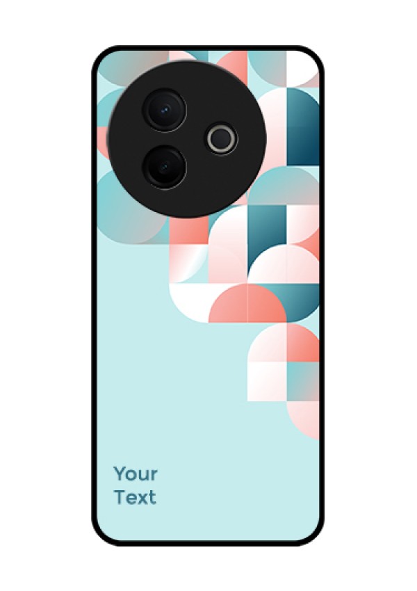 Vivo Y39 5G Custom Glass Phone Case - Stylish Semi - Circle Pattern Design