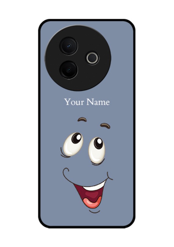 Vivo Y39 5G Custom Glass Phone Case - Laughing Cartoon Face Design