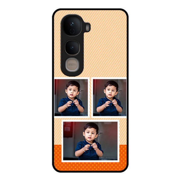 Vivo Y400 5G Custom Glass Phone Case - Bulk Photos Upload Design