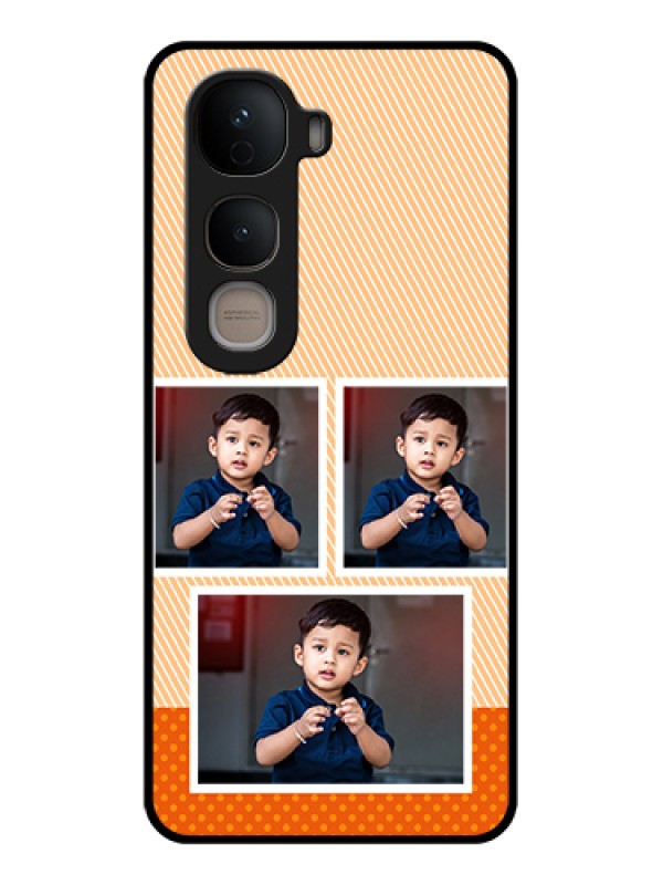 Custom Vivo Y400 5G Custom Glass Phone Case - Bulk Photos Upload Design