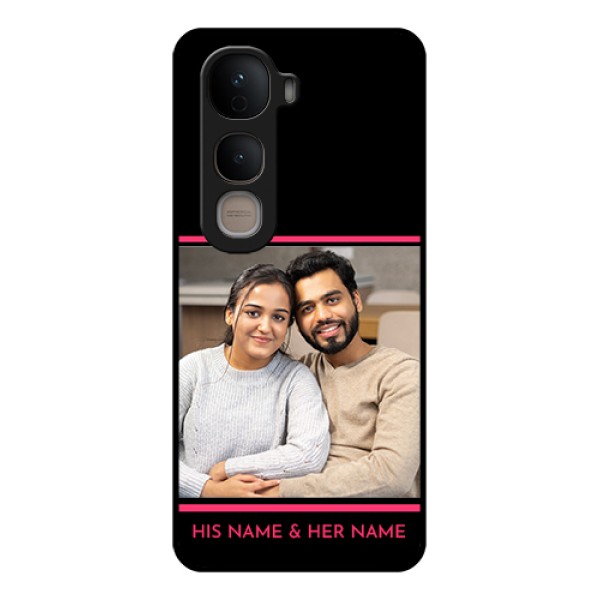 Vivo Y400 5G Custom Glass Phone Case - With Add Text Design