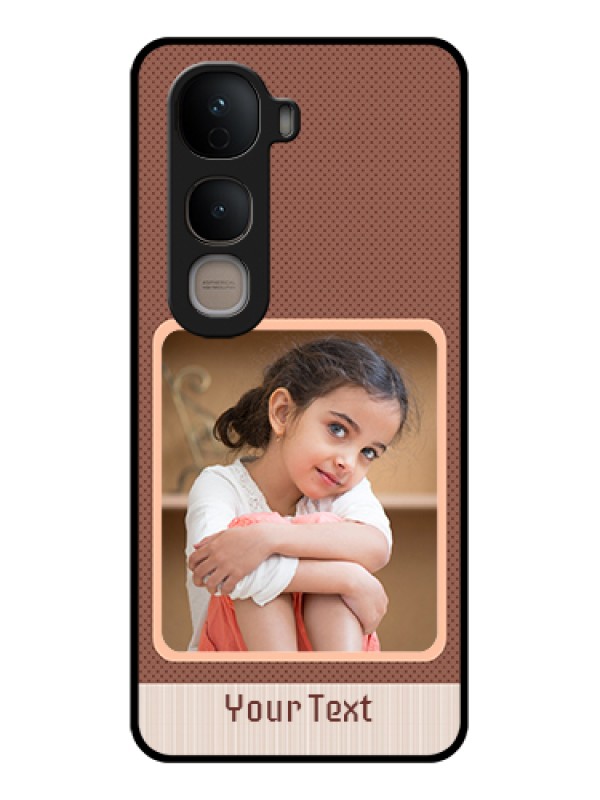 Custom Vivo Y400 5G Custom Glass Phone Case - Simple Pic Upload Design