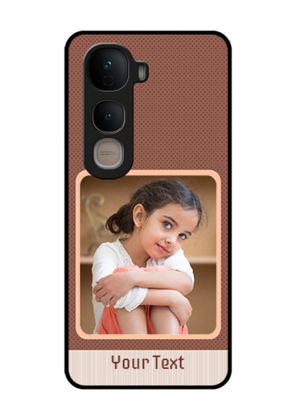 Vivo Y400 5G Custom Glass Phone Case - Simple Pic Upload Design