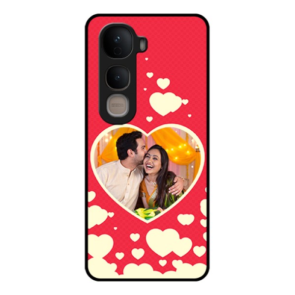 Vivo Y400 5G Custom Glass Phone Case - Love Symbols Phone Cover Design Vivo Y400 5G Custom Glass Phone Case - Love Symbols Phone Cover Design