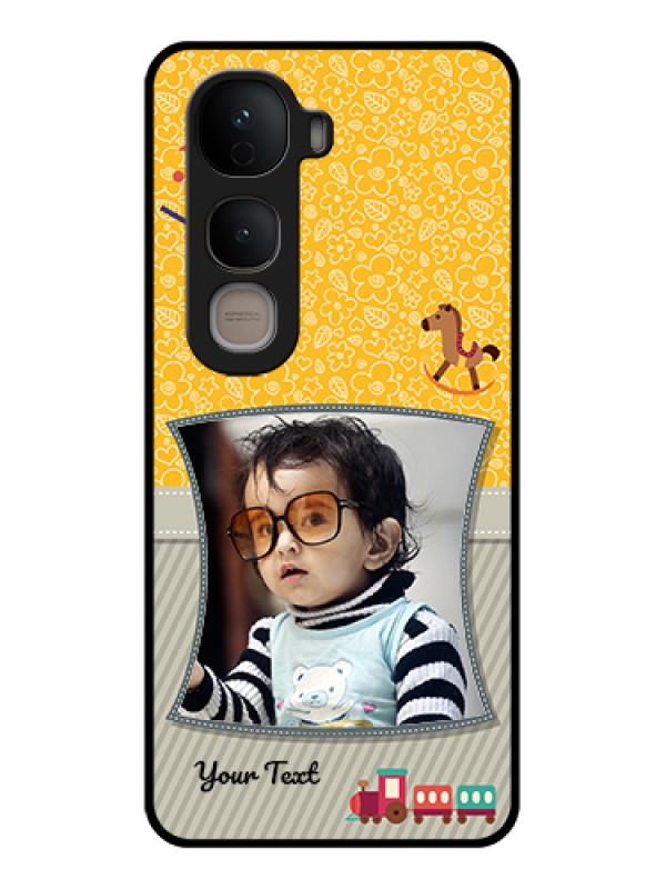Custom Vivo Y400 5G Custom Glass Phone Case - Baby Picture Upload Design