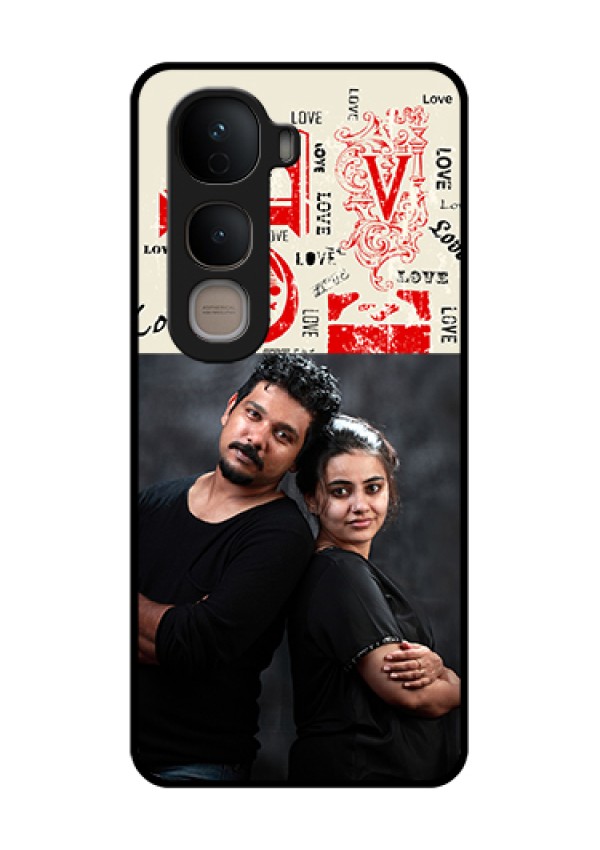 Vivo Y400 5G Custom Glass Phone Case - Trendy Love Design Case