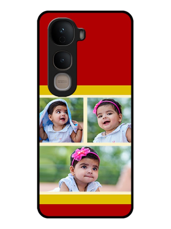 Custom Vivo Y400 5G Custom Glass Phone Case - Multiple Pic Upload Design