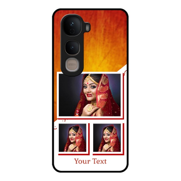 Vivo Y400 5G Custom Glass Phone Case - Wedding Memories Design