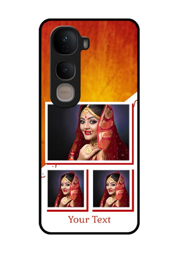 Vivo Y400 5G Custom Glass Phone Case - Wedding Memories Design