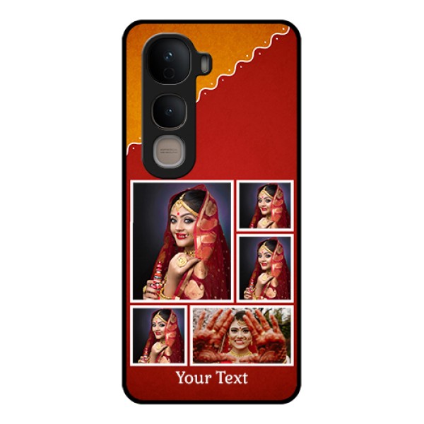 Vivo Y400 5G Custom Glass Phone Case - Wedding Pic Upload Design Vivo Y400 5G Custom Glass Phone Case - Wedding Pic Upload Design