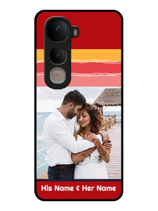 Custom Vivo Y400 5G Custom Glass Phone Case - Colorful Case Design