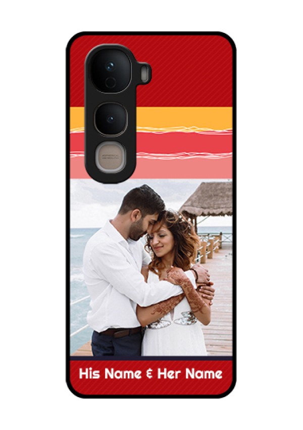 Vivo Y400 5G Custom Glass Phone Case - Colorful Case Design
