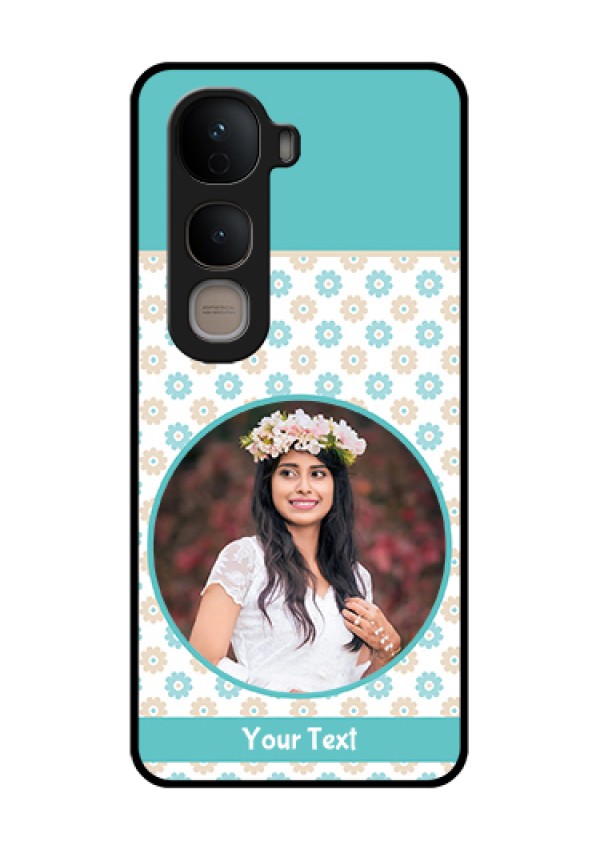 Vivo Y400 5G Custom Glass Phone Case - Beautiful Flowers Design