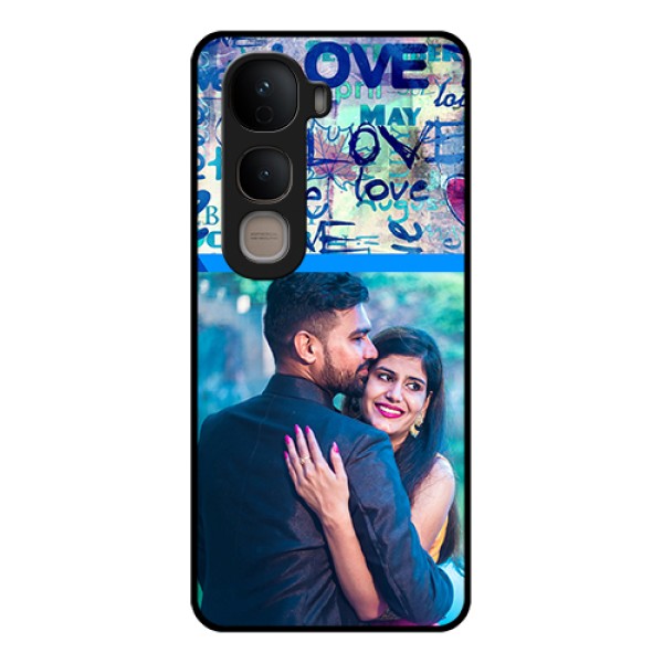 Vivo Y400 5G Custom Glass Phone Case - Colorful Love Design