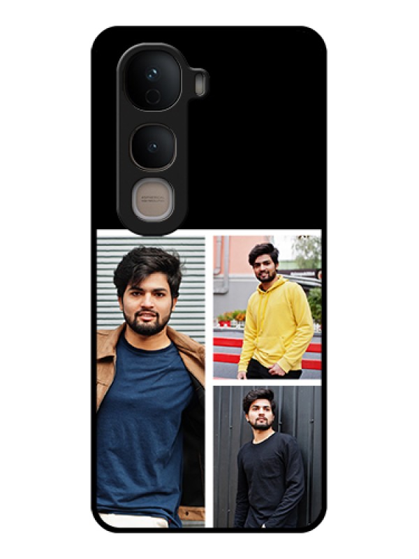 Custom Vivo Y400 5G Custom Glass Phone Case - Upload Multiple Picture Design