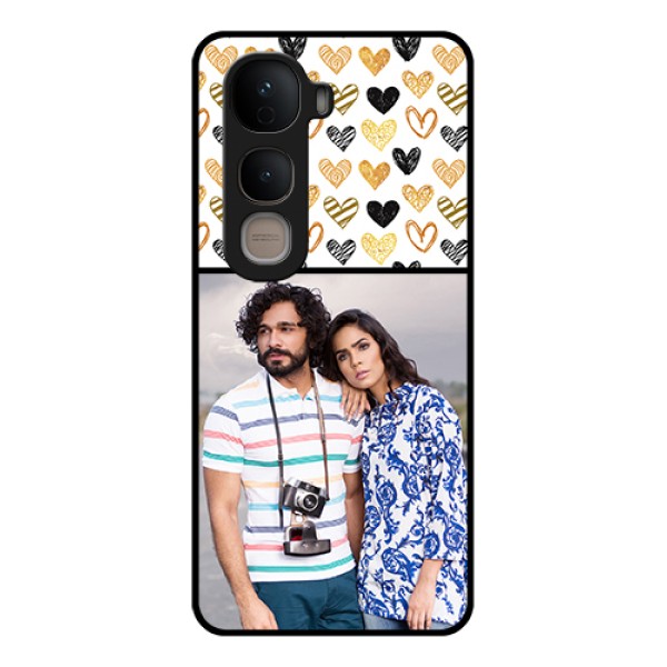 Vivo Y400 5G Custom Glass Phone Case - Love Symbol Design