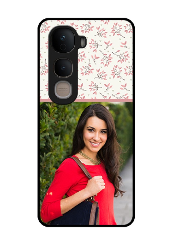 Vivo Y400 5G Custom Glass Phone Case - Stunning Floral Design