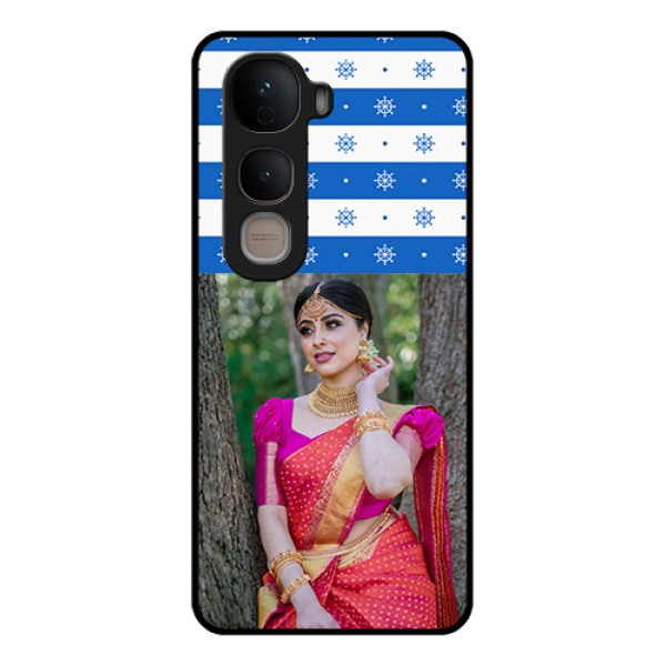 Vivo Y400 5G Custom Glass Phone Case - Snow Pattern Design