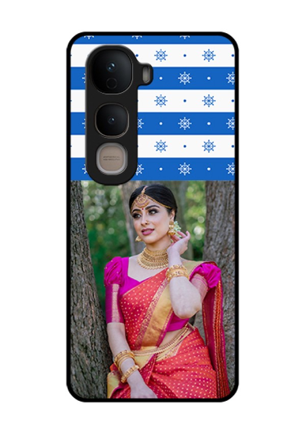 Vivo Y400 5G Custom Glass Phone Case - Snow Pattern Design