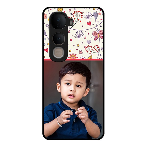 Vivo Y400 5G Custom Glass Phone Case - Premium Floral Design