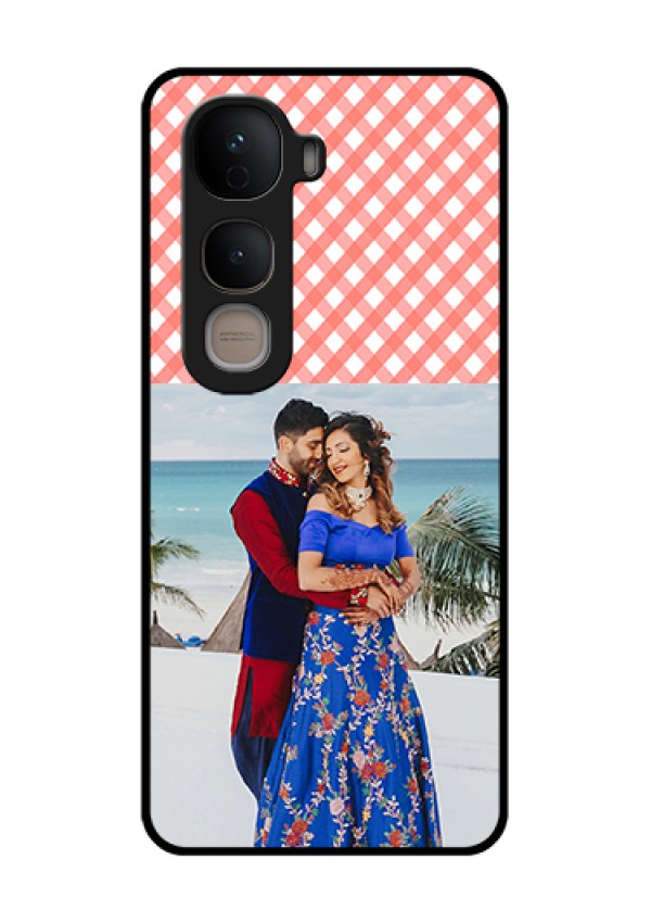 Vivo Y400 5G Custom Glass Phone Case - Pink Pattern Design